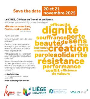 Photo de Colloque des 30 ans du CITES, la Clinique du Stress et du Travail