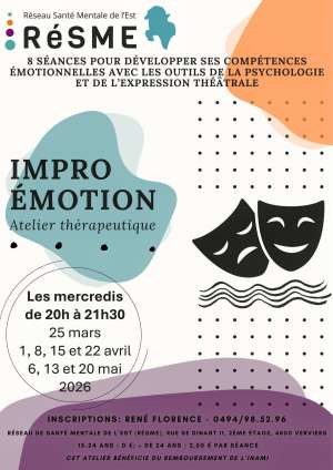 Photo de Atelier thérapeutique Impro'émotions