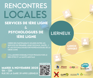 Photo de Rencontre locale des services de première ligne et des psychologues de première ligne