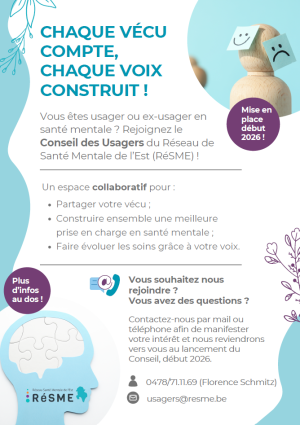 Mise en place d'un Conseil des Usagers début 2026